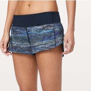 Lululemon Speed Up Short *2.5" Interconnect Blue
